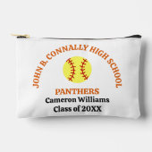 Persoonlijk Softbalspeler Orange High School Etui (Voorkant)