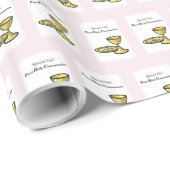 Persoonlijk, speciaal meisje, eerste gemeenschap cadeaupapier (Rol Hoek)