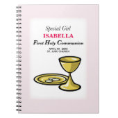 Persoonlijk, speciaal meisje, eerste gemeenschap notitieboek (Voorkant)