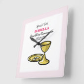 Persoonlijk, speciaal meisje, eerste gemeenschap vierkante klok (Hoek)