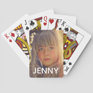 Persoonlijk speelkaartspel pokerkaarten
