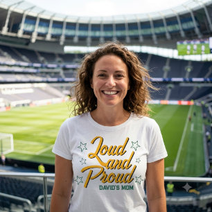 Persoonlijk spel dag luid trots groen nummer t-shirt