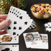 Persoonlijk spel met naam – Cute hond Pokerkaarten (Insitu)