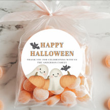 Persoonlijk spookpompoen Halloween-feestje