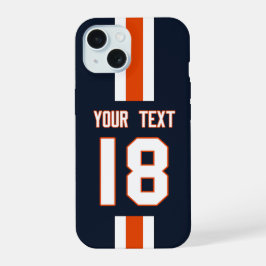 Persoonlijk sportshirt iPhone 15 case