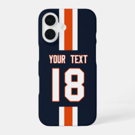 Persoonlijk sportshirt iPhone 16 hoesje