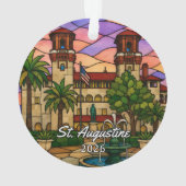 Persoonlijk St. Augustine-acrylornament, op maat Ornament (achterkant)