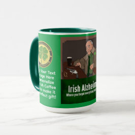 Persoonlijk St. Patrick's Day Iers Gangster Cadeau Mok