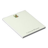 Persoonlijk St. Patrick's naammonogram Notitieblok (Schuin)