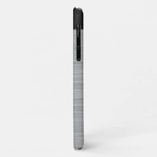 Persoonlijk staal zonder roestvrijstalen en zwart Case-Mate iPhone case (Achterkant/links)