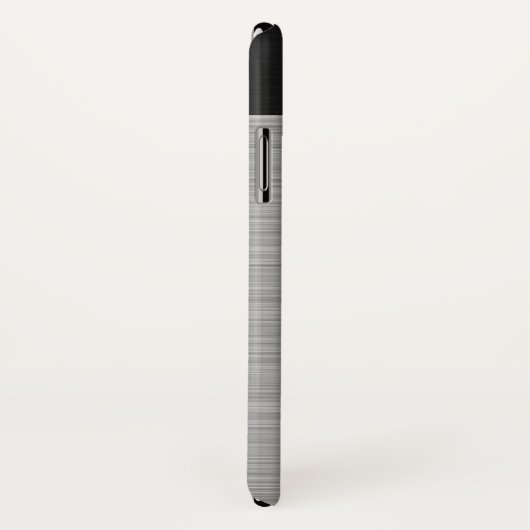 Persoonlijk staal zonder roestvrijstalen en zwart Case-Mate iPhone case (Achterkant / rechts)