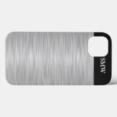 Persoonlijk staal zonder roestvrijstalen en zwart Case-Mate iPhone case (Achterkant (horizontaal))