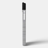 Persoonlijk staal zonder roestvrijstalen en zwart Case-Mate iPhone case (Achterkant / Links)