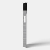 Persoonlijk staal zonder roestvrijstalen en zwart Case-Mate iPhone case (Achterkant / Rechts)