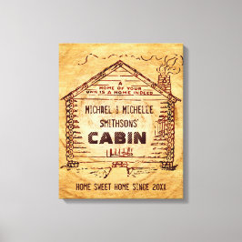 Persoonlijk stamhout canvas afdruk