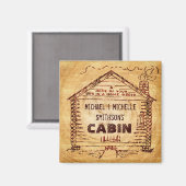 Persoonlijk stamhout magneet (Voorkant / Achterkant)