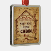 Persoonlijk stamhout metalen ornament (Rechts)