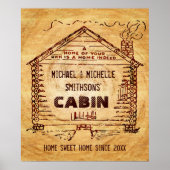 Persoonlijk stamhout poster (Voorkant)