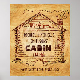 Persoonlijk stamhout poster