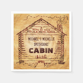 Persoonlijk stamhout servet