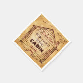 Persoonlijk stamhout servet (Hoek)