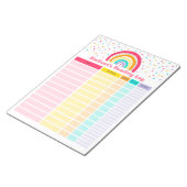 Persoonlijk stamhout van Homeschool voor het lezen Notitieblok (Schuin)