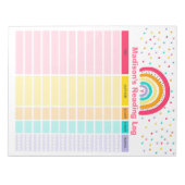 Persoonlijk stamhout van Homeschool voor het lezen Notitieblok (Voorkant)