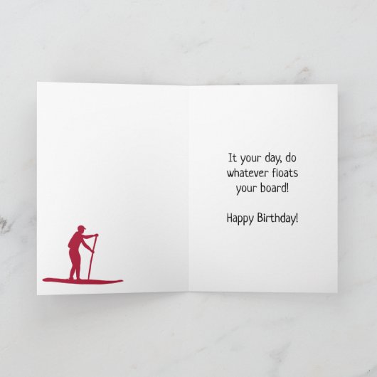 Persoonlijk Stand Up Paddle Board SUP Kaart (Binnen)