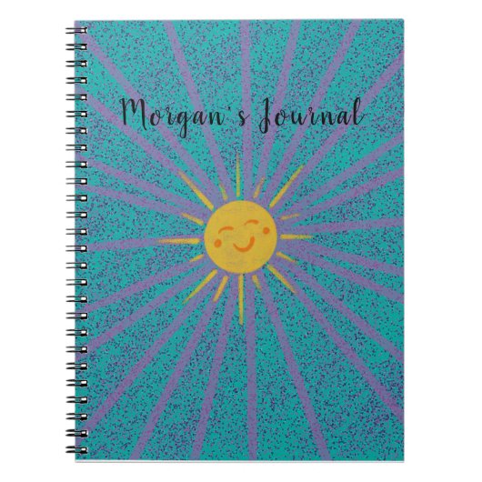 Persoonlijk Starburst en Zonnezuur Notitieboek (Voorkant)