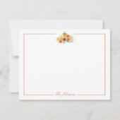 Persoonlijk Stationery voor Herfst Thanksgiving Notitiekaartje (Voorkant)