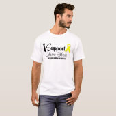 Persoonlijk steun ik Sarcoma Bewustheid T-shirt (Voorkant volledig)