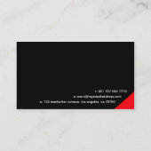 Persoonlijk stijlvol minimaal Visitekaartje 01 - R (Achterkant)