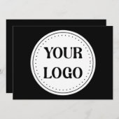 Persoonlijk, stijlvol, modern & minimaal feestdagenkaart (Voorkant / Achterkant)