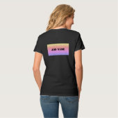 Persoonlijk stijlvol team bruid t-shirt (Achterkant volledig)
