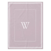 Persoonlijk stoffige roze initiaal tafellade tafelkleed (Voorkant)