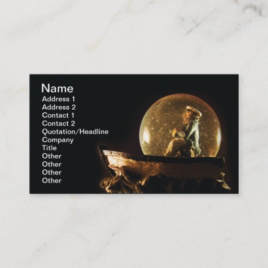 Persoonlijk storm visitekaartje (Voorkant)