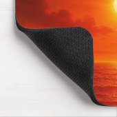 Persoonlijk Strand Bij Zonsondergang Muismat (Hoek)