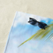 Persoonlijk strand met hibiscus strandlaken (In situ)