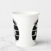 Persoonlijk strand vrijgezellenfeest eiland bruilo papieren bekers (Rechts)