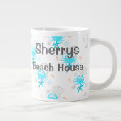 Persoonlijk strandhuis grote koffiekop (Rechts)
