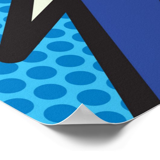 Persoonlijk stripboek GELUKKIGE VERJAARDAG! Poster (Hoek)