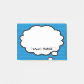 Persoonlijk stripboek Grappige denkballon Post-it® Notes (Voorkant)