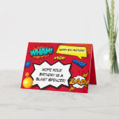 Persoonlijk stripverhaal kaart (Voorkant)