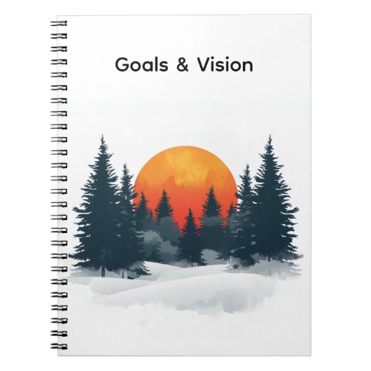 Persoonlijk succes mindset notitieboek 2026 doelen (Voorkant)