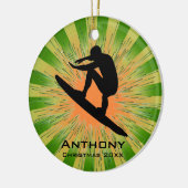 Persoonlijk surfbaar Ornament (Links)