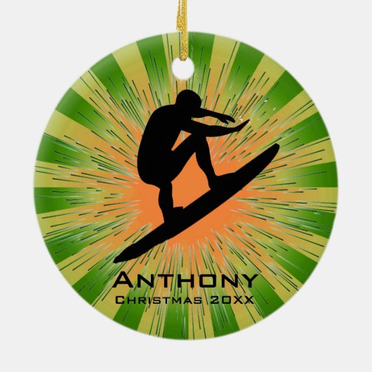 Persoonlijk surfbaar Ornament (Achterkant)