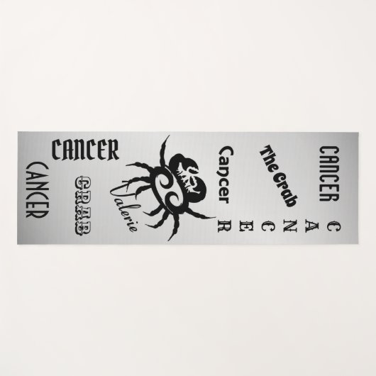 Persoonlijk symbool en teken van de dierentuin van yogamat (Voorkant (horizontaal))