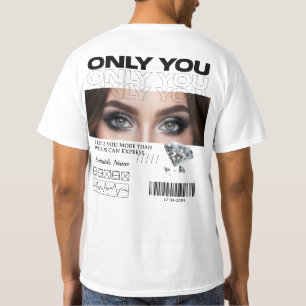 Persoonlijk T-shirt Aangepaste Ogen Afbeelding &