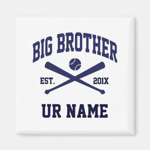 Persoonlijk T-shirt honkbal grote broer Magneet