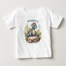 Persoonlijk T-shirt met dinosaurus